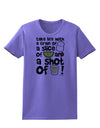 Take Life with a Grain of Salt and a Shot of Tequila Womens T-Shirt by TooLoud-Womens T-Shirt-TooLoud-Violet-X-Small-Davson Sales