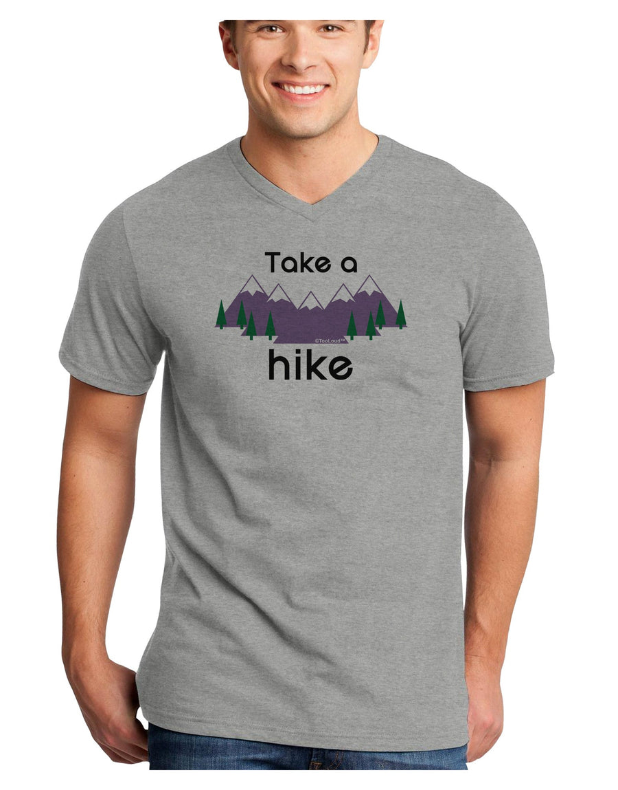 Take a Hike Adult V-Neck T-shirt-Mens V-Neck T-Shirt-TooLoud-White-Small-Davson Sales