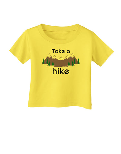 Take a Hike Infant T-Shirt-Infant T-Shirt-TooLoud-Yellow-06-Months-Davson Sales