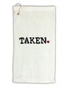 Taken Micro Terry Gromet Golf Towel 16 x 25 inch by TooLoud-Golf Towel-TooLoud-White-Davson Sales