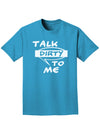 Talk Dirty To Me Censored Adult Dark T-Shirt-Mens T-Shirt-TooLoud-Turquoise-Small-Davson Sales