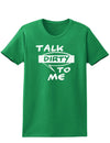 Talk Dirty To Me Censored Womens Dark T-Shirt-TooLoud-Kelly-Green-X-Small-Davson Sales