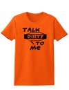 Talk Dirty To Me Censored Womens T-Shirt-Womens T-Shirt-TooLoud-Orange-X-Small-Davson Sales