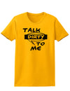 Talk Dirty To Me Censored Womens T-Shirt-Womens T-Shirt-TooLoud-Gold-X-Small-Davson Sales