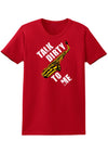 Talk Dirty To Me Saxophone Womens Dark T-Shirt-TooLoud-Red-X-Small-Davson Sales