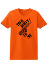 Talk Dirty To Me Saxophone Womens T-Shirt-Womens T-Shirt-TooLoud-Orange-X-Small-Davson Sales