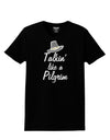 Talkin Like a Pilgrim Womens T-Shirt-Womens T-Shirt-TooLoud-Black-X-Small-Davson Sales