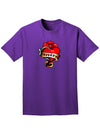 Tattoo Heart Grandma Adult Dark T-Shirt-Mens T-Shirt-TooLoud-Purple-Small-Davson Sales