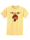 Tattoo Heart I Love My Dad Childrens T-Shirt-Childrens T-Shirt-TooLoud-Daffodil-Yellow-X-Small-Davson Sales