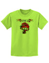 Tattoo Heart I Love My Dad Childrens T-Shirt-Childrens T-Shirt-TooLoud-Lime-Green-X-Small-Davson Sales