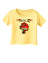 Tattoo Heart I Love My Dad Infant T-Shirt-Infant T-Shirt-TooLoud-Daffodil-Yellow-06-Months-Davson Sales