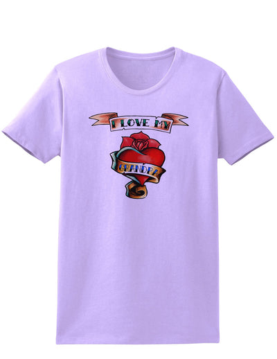 Tattoo Heart I Love My Grandpa Womens T-Shirt-Womens T-Shirt-TooLoud-Lavender-X-Small-Davson Sales