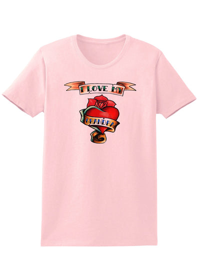 Tattoo Heart I Love My Grandpa Womens T-Shirt-Womens T-Shirt-TooLoud-PalePink-X-Small-Davson Sales