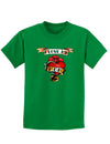 Tattoo Heart I Love My Mom Childrens Dark T-Shirt-Childrens T-Shirt-TooLoud-Kelly-Green-X-Small-Davson Sales