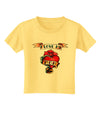 Tattoo Heart I Love My Mom Toddler T-Shirt-Toddler T-Shirt-TooLoud-Daffodil-Yellow-2T-Davson Sales