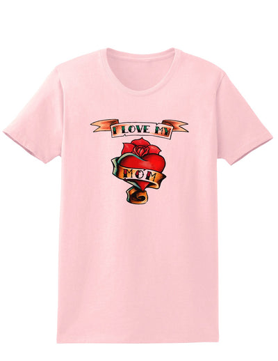 Tattoo Heart I Love My Mom Womens T-Shirt-Womens T-Shirt-TooLoud-PalePink-X-Small-Davson Sales