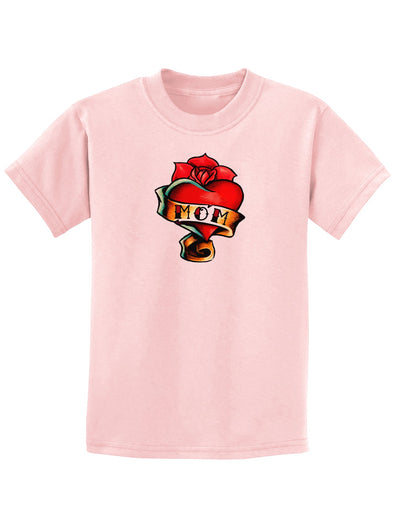 Tattoo Heart Mom Childrens T-Shirt-Childrens T-Shirt-TooLoud-PalePink-X-Small-Davson Sales