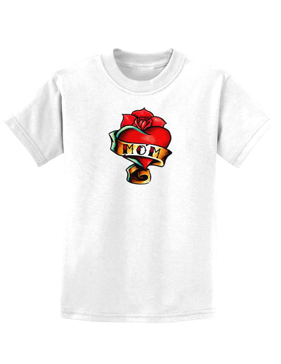 Tattoo Heart Mom Childrens T-Shirt-Childrens T-Shirt-TooLoud-White-X-Small-Davson Sales