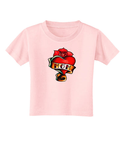 Tattoo Heart Mom Toddler T-Shirt-Toddler T-Shirt-TooLoud-Light-Pink-2T-Davson Sales