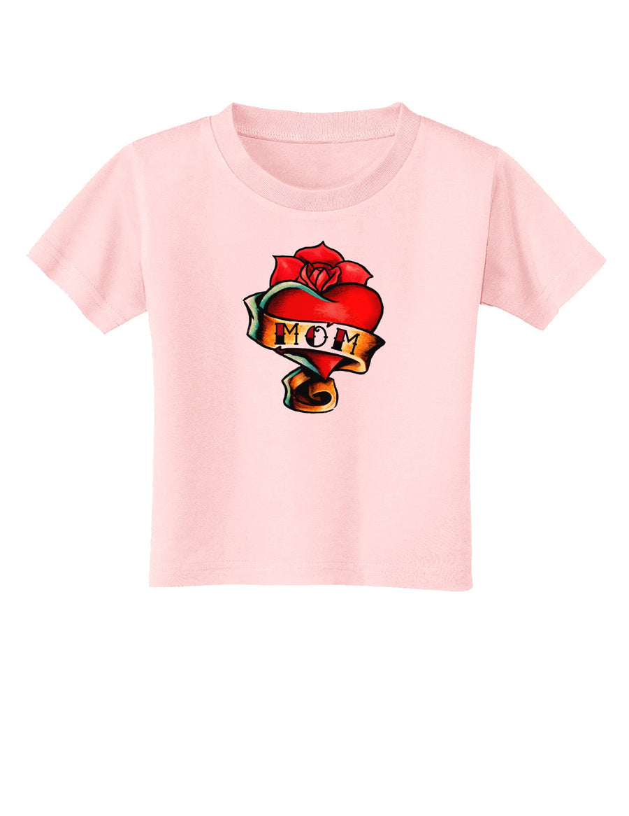 Tattoo Heart Mom Toddler T-Shirt-Toddler T-Shirt-TooLoud-White-2T-Davson Sales