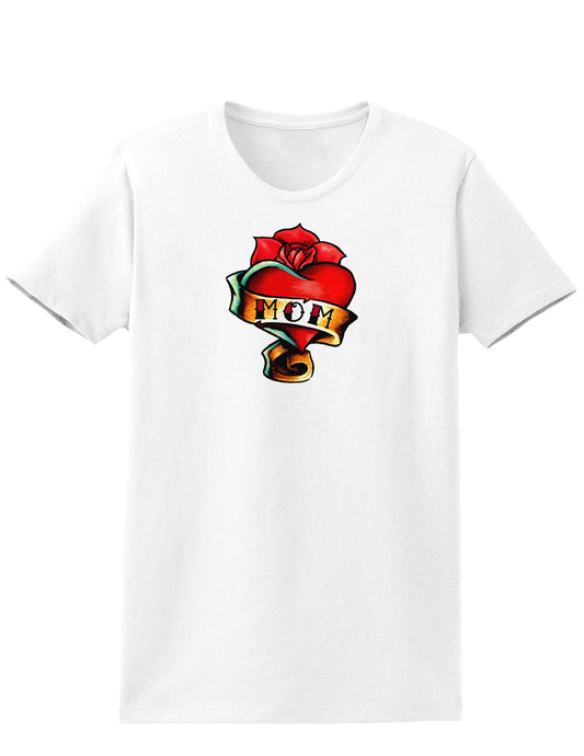 Tattoo Heart Mom Womens T-Shirt-Womens T-Shirt-TooLoud-White-X-Small-Davson Sales