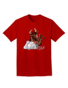 Taurus Color Illustration Adult Dark T-Shirt-Mens T-Shirt-TooLoud-Red-Small-Davson Sales