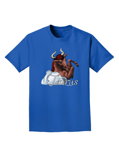 Taurus Color Illustration Adult Dark T-Shirt-Mens T-Shirt-TooLoud-Royal-Blue-Small-Davson Sales