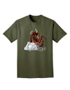 Taurus Color Illustration Adult Dark T-Shirt-Mens T-Shirt-TooLoud-Military-Green-Small-Davson Sales