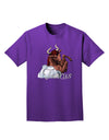 Taurus Color Illustration Adult Dark T-Shirt-Mens T-Shirt-TooLoud-Purple-Small-Davson Sales