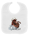 Taurus Color Illustration Baby Bib