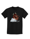 Taurus Color Illustration Childrens Dark T-Shirt-Childrens T-Shirt-TooLoud-Black-X-Small-Davson Sales