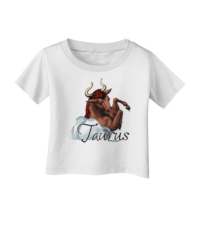 Taurus Color Illustration Infant T-Shirt-Infant T-Shirt-TooLoud-White-06-Months-Davson Sales