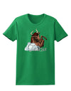 Taurus Color Illustration Womens Dark T-Shirt-TooLoud-Kelly-Green-X-Small-Davson Sales