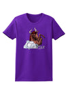 Taurus Color Illustration Womens Dark T-Shirt-TooLoud-Purple-X-Small-Davson Sales