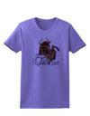 Taurus Color Illustration Womens T-Shirt-Womens T-Shirt-TooLoud-Violet-X-Small-Davson Sales