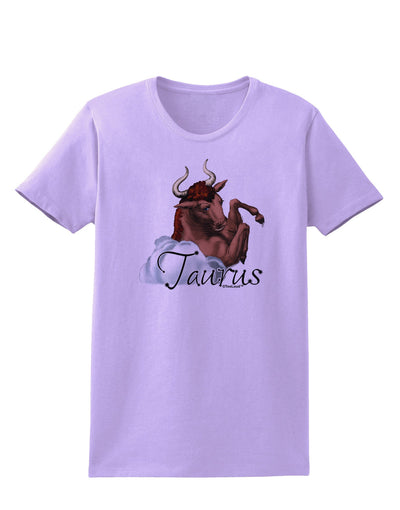 Taurus Color Illustration Womens T-Shirt-Womens T-Shirt-TooLoud-Lavender-X-Small-Davson Sales