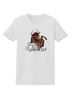 Taurus Color Illustration Womens T-Shirt-Womens T-Shirt-TooLoud-White-X-Small-Davson Sales