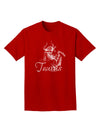 Taurus Illustration Adult Dark T-Shirt-Mens T-Shirt-TooLoud-Red-Small-Davson Sales