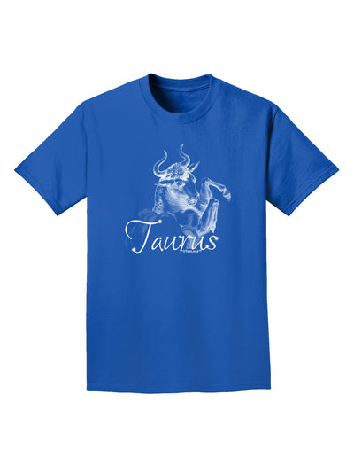 Taurus Illustration Adult Dark T-Shirt-Mens T-Shirt-TooLoud-Royal-Blue-Small-Davson Sales