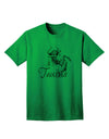 Taurus Illustration Adult T-Shirt-Mens T-Shirt-TooLoud-Kelly-Green-Small-Davson Sales