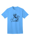 Taurus Illustration Adult T-Shirt-Mens T-Shirt-TooLoud-Aquatic-Blue-Small-Davson Sales