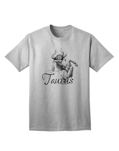 Taurus Illustration Adult T-Shirt-Mens T-Shirt-TooLoud-AshGray-Small-Davson Sales