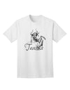 Taurus Illustration Adult T-Shirt-Mens T-Shirt-TooLoud-White-Small-Davson Sales