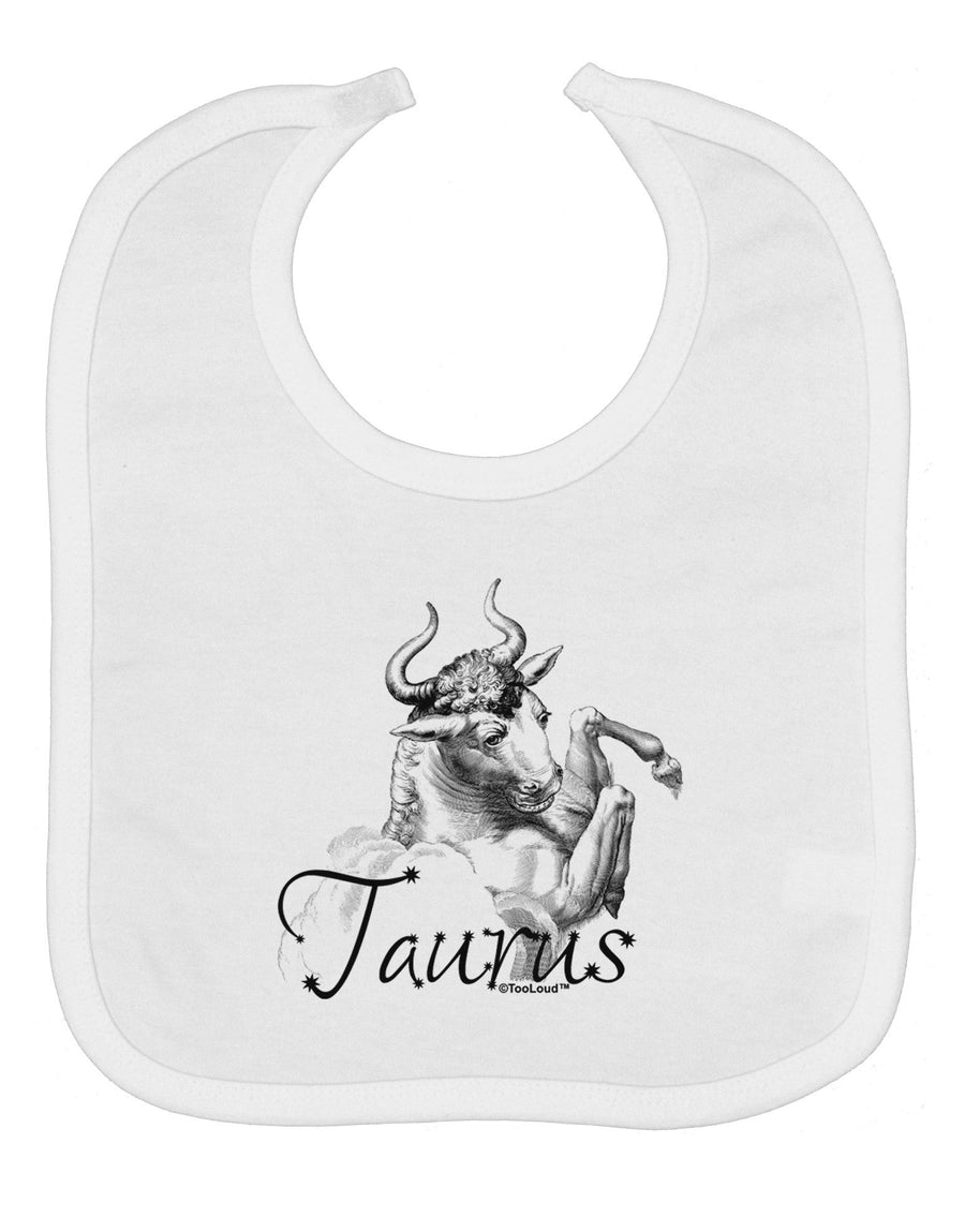 Taurus Illustration Baby Bib