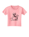 Taurus Illustration Toddler T-Shirt-Toddler T-Shirt-TooLoud-Candy-Pink-2T-Davson Sales