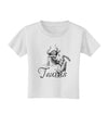 Taurus Illustration Toddler T-Shirt-Toddler T-Shirt-TooLoud-White-2T-Davson Sales