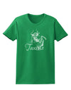 Taurus Illustration Womens Dark T-Shirt-TooLoud-Kelly-Green-X-Small-Davson Sales