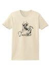 Taurus Illustration Womens T-Shirt-Womens T-Shirt-TooLoud-Natural-X-Small-Davson Sales