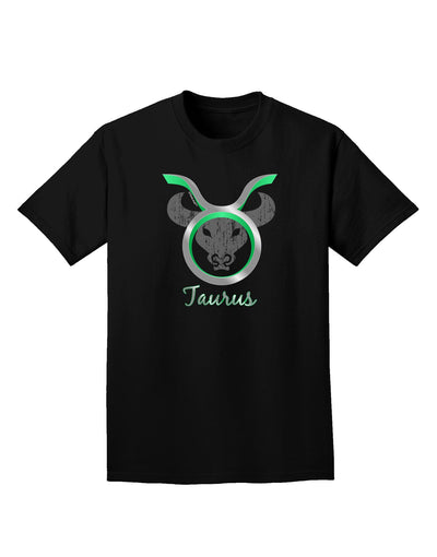 Taurus Symbol Adult Dark T-Shirt-Mens T-Shirt-TooLoud-Black-Small-Davson Sales