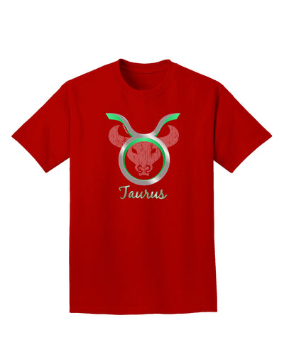 Taurus Symbol Adult Dark T-Shirt-Mens T-Shirt-TooLoud-Red-Small-Davson Sales